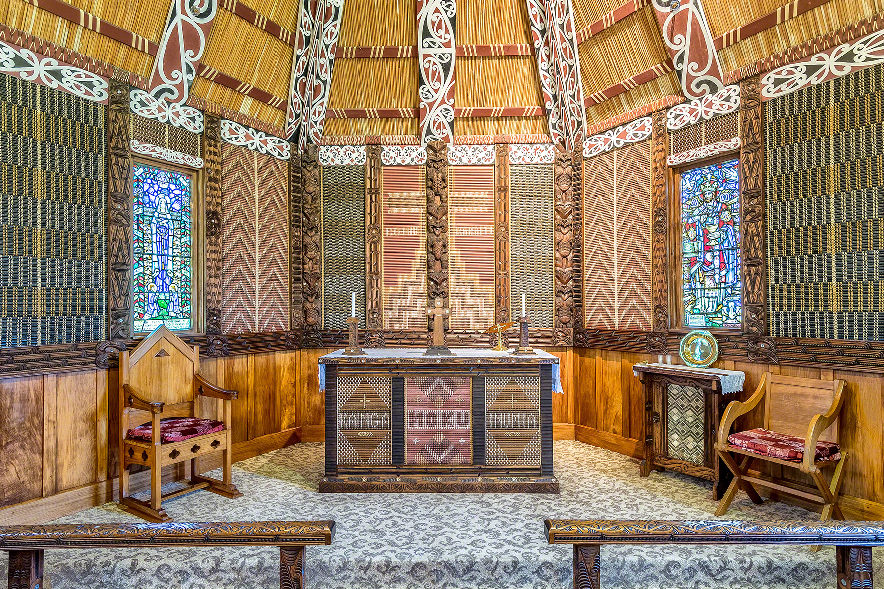Putiki Church Interior of church