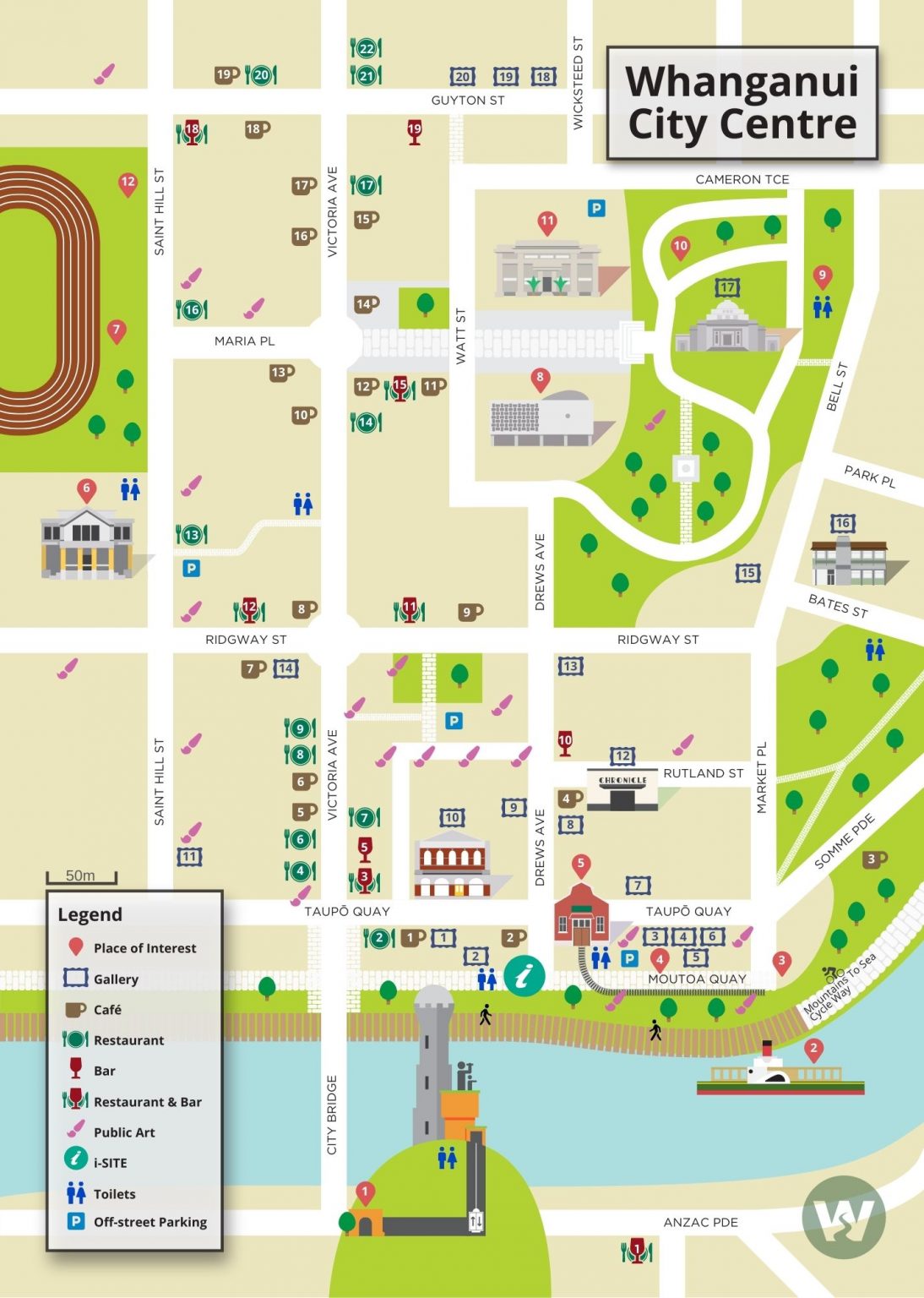 City Centre Map | Discover Whanganui