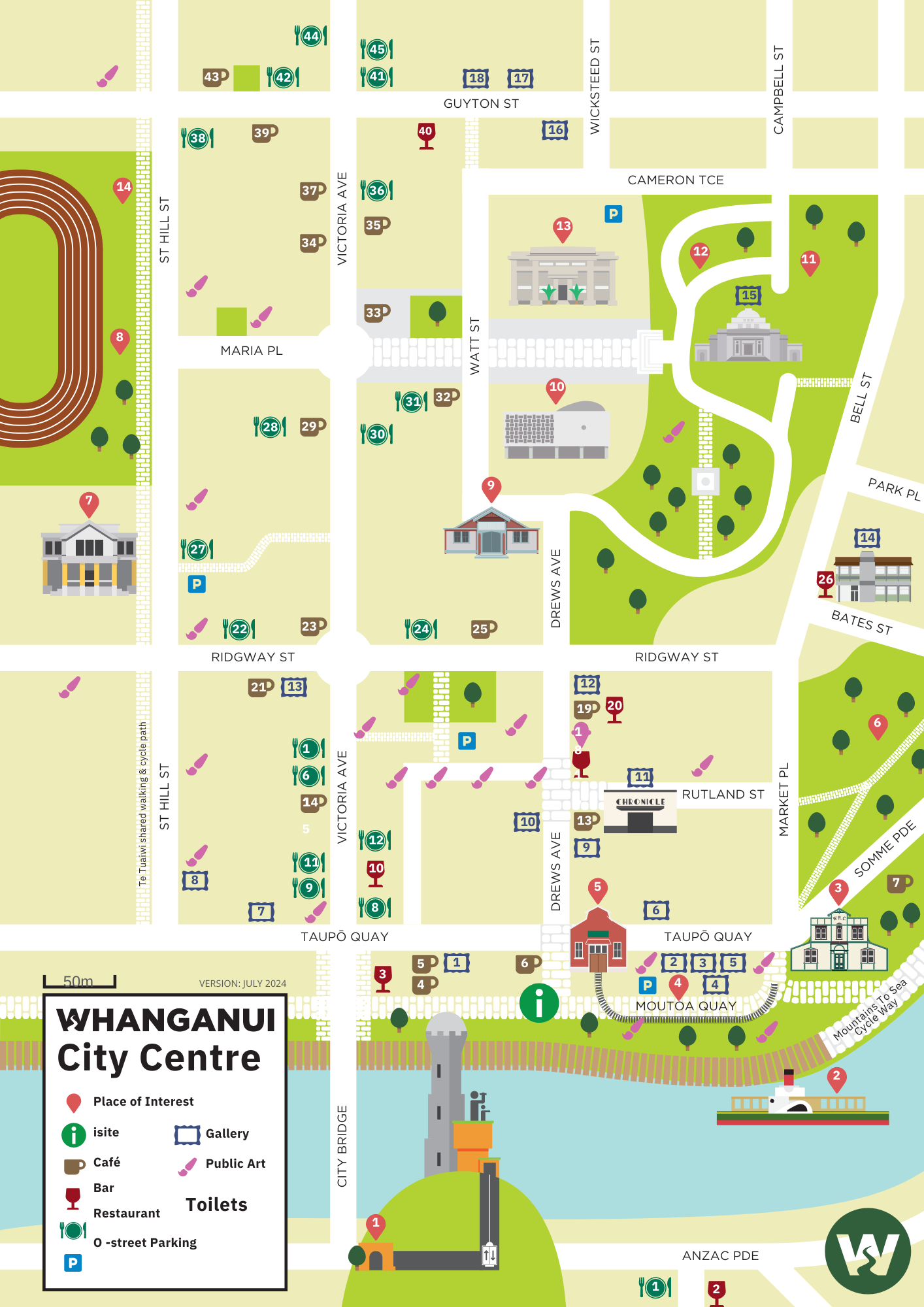 City Centre Map | Discover Whanganui